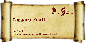 Magyary Zsolt névjegykártya